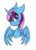 Size: 720x1008 | Tagged: safe, artist:mythsflight, oc, oc only, oc:parcly taxel, alicorn, pony, alicorn oc, bust, smiling, solo