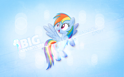 Size: 2560x1600 | Tagged: safe, artist:kibbiethegreat, artist:kysss90, rainbow dash, g4, cutie mark, lens flare, vector, wallpaper