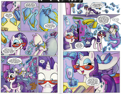 Size: 1160x897 | Tagged: safe, idw, babs seed, rarity, friends forever #13, g4, my little pony: friends forever, spoiler:comic, idw advertisement, preview