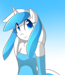Size: 500x580 | Tagged: dead source, safe, artist:marytheechidna, anthro, ask the console ponies, smiling, solo, wii, wii pony