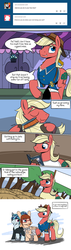 Size: 980x3444 | Tagged: safe, artist:casualcolt, daring do, sonata dusk, oc, oc:scifresh, g4, comic, pie, tumblr