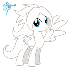 Size: 2840x2817 | Tagged: safe, artist:estories, oc, oc only, oc:tidal tempest, pegasus, pony, g4, female, high res, mare, simple background, solo, transparent background, vector