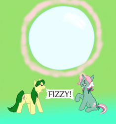 Size: 500x532 | Tagged: safe, artist:kourabiedes, fizzy, magic star, ask fizzy, g1, ask, bubble, magic, tumblr