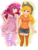 Size: 1600x2100 | Tagged: safe, artist:dannyroos, artist:dannysoarin, applejack, pinkie pie, human, g4, chaps, clothes, dress, female, humanized, lesbian, ship:applepie, shipping, simple background, socks, striped socks, thigh highs, transparent background, wink