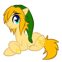 Size: 573x578 | Tagged: safe, link, ponified, the legend of zelda