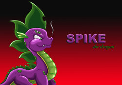 Size: 1024x712 | Tagged: safe, artist:dinodraketakethecake, spike, g4, male, older, older spike, solo