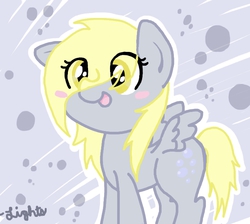 Size: 670x600 | Tagged: safe, artist:pinkieandthedoctor, derpy hooves, pegasus, pony, g4, eye clipping through hair, female, mare, solo