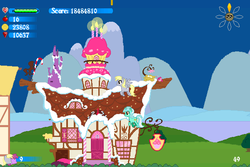 Size: 600x400 | Tagged: safe, derpy hooves, pegasus, pony, rise of the clockwork stallions, g4, female, game maker, gameplay, mare, mlp game, pony game, review, sugarcube corner