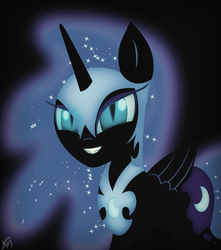 Size: 1200x1355 | Tagged: safe, artist:vipeydashie, nightmare moon, pony, g4, female, solo