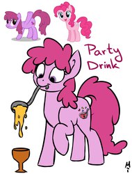 Size: 721x949 | Tagged: safe, artist:milchik, berry punch, berryshine, oc, oc:party drink, g4, fusion