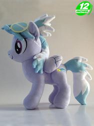 Size: 375x500 | Tagged: safe, artist:onlyfactory, cloudchaser, pegasus, pony, g4, female, goggles, goggles on head, irl, mare, photo, plushie