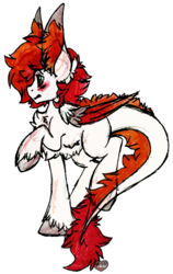 Size: 944x1493 | Tagged: safe, oc, oc only, oc:peniculus, original species, pegasus, pony, lutei, male, stallion, wings