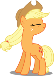 Size: 5000x6949 | Tagged: safe, artist:dashiesparkle, applejack, pony, g4, simple ways, .svg available, absurd resolution, female, simple background, solo, transparent background, vector