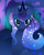 Size: 2661x3326 | Tagged: safe, artist:ruby, princess luna, alicorn, pony, g4, bust, female, high res, lineless, looking at you, mare, solo, spread wings, wings