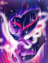 Size: 1000x1294 | Tagged: safe, artist:clouddg, twilight sparkle, alicorn, pony, g4, eyes closed, female, mare, solo, twilight sparkle (alicorn)