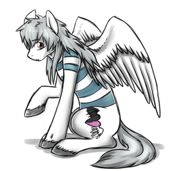 Size: 720x720 | Tagged: safe, artist:deyogee, pony, ponified, ryou bakura, solo, yu-gi-oh!