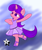 Size: 2000x2400 | Tagged: safe, artist:wodahseht, oc, oc only, oc:violet sunshine, pony, ballerina, ballet, bipedal, clothes, dancing, dress, high res, solo