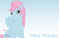 Size: 777x500 | Tagged: safe, artist:donald-bottom, wind whistler, g1, female, solo