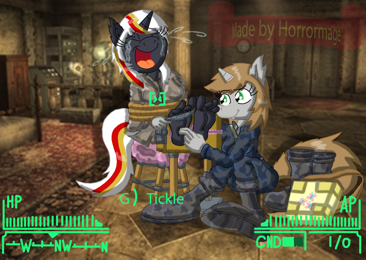 ...artist:horrormage, oc, oc only, oc:littlepip, oc:velvet remedy, anthro, ...