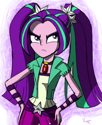 Size: 981x1200 | Tagged: safe, artist:varemia, aria blaze, equestria girls, g4, my little pony equestria girls: rainbow rocks, female, solo