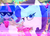 Size: 1514x1080 | Tagged: safe, artist:snecy, rarity, twilight sparkle, g4, glitch, webpunk