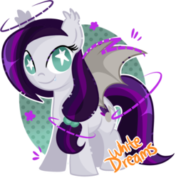 Size: 800x810 | Tagged: safe, artist:xwhitedreamsx, oc, oc only, oc:sweet hum, bat pony, pony, looking at you, simple background, solo, transparent background