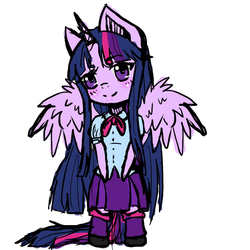 Size: 1024x1024 | Tagged: safe, artist:valik, twilight sparkle, anthro, equestria girls, g4, chibi, cute, female, solo, twilight sparkle (alicorn)