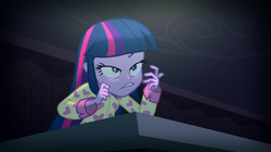 Size: 1904x1064 | Tagged: safe, screencap, twilight sparkle, equestria girls, g4, my little pony equestria girls: rainbow rocks, clothes, female, pajamas, solo