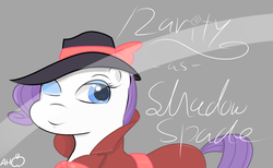 Size: 989x611 | Tagged: safe, artist:an-honest-appul, rarity, g4, rarity investigates, female, solo