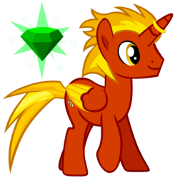 Size: 3520x3593 | Tagged: safe, artist:mrmaclicious, oc, oc only, oc:mac the alicorn, alicorn, pony, alicorn oc, high res, simple background, solo, transparent background, vector