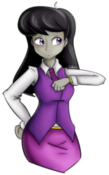 Size: 993x1600 | Tagged: safe, artist:jovalic, octavia melody, equestria girls, g4, female, hand on hip, hips, solo