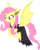 Size: 2412x3022 | Tagged: safe, artist:timelordomega, fluttershy, bat pony, pony, vampire, g4, my little pony: friendship is magic, scare master, cape, clothes, costume, fangs, female, flutterbat, flying, high res, looking down, nightmare night, nightmare night costume, simple background, solo, transparent background, vector