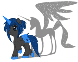 Size: 3670x2909 | Tagged: safe, artist:arshnessdreaming, oc, oc only, alicorn, pony, alicorn oc, high res, ponysona, shadow, solo