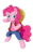 Size: 800x1280 | Tagged: safe, artist:sparklesthestarfox, pinkie pie, earth pony, pony, g4, bipedal, crossover, female, monkey d. luffy, one piece, solo