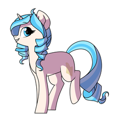 Size: 1280x1213 | Tagged: safe, artist:xcolorblisssketchx, oc, oc only, oc:opuscule antiquity, pony, unicorn, female, mare, solo