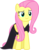 Size: 4222x5362 | Tagged: safe, artist:timelordomega, fluttershy, g4, scare master, absurd resolution, clothes, costume, dress, female, nightmare night, nightmare night costume, simple background, solo, transparent background, vector