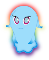 Size: 4075x5000 | Tagged: safe, artist:dashiesparkle edit, edit, vector edit, rainbow dash, ghost, g4, absurd resolution, agnieszka mrozińska, ashleigh ball, crossover, cute, dashabetes, english, female, pac-man, pac-man and the ghostly adventures, pinky (pac-man), polish, recolor, simple background, solo, transparent background, vector, voice actor joke