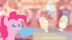 Size: 1920x1080 | Tagged: safe, artist:manamaster6, pinkie pie, g4, cutie mark, female, pointy ponies, solo, wallpaper