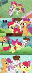 Size: 1280x2880 | Tagged: safe, screencap, apple bloom, pipsqueak, scootaloo, sweetie belle, earth pony, pony, crusaders of the lost mark, g4, carrying, colt, cutie mark crusaders, male