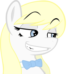 Size: 2500x2500 | Tagged: safe, artist:reiduran, edit, octavia melody, oc, oc:aryanne, donkey, earth pony, pony, g4, aryan pony, bowtie, eyebrows, female, high res, reaction image, simple background, smiling, smug, solo, transparent background, vector, wiggle