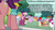 Size: 1920x1080 | Tagged: safe, screencap, apple bloom, aquamarine, cheerilee, diamond tiara, little red, pipsqueak, scootaloo, silver spoon, snails, spoiled rich, super funk, sweetie belle, twist, earth pony, pony, unicorn, crusaders of the lost mark, g4, colt, cutie mark crusaders, male, question, school, text