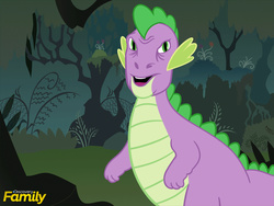 Size: 1000x752 | Tagged: safe, screencap, spike, dinosaur, reptile, g4, dingo pictures, dinosaur adventure, discovery family, discovery family logo, logo, meme, older, oro (dinosaur adventure), parchment, quill, spike take a letter, yee