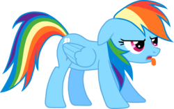 Size: 6830x4279 | Tagged: safe, artist:ownageownz, rainbow dash, g4, .svg available, absurd resolution, disgusted, female, open mouth, simple background, solo, tongue out, transparent background, vector