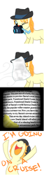 Size: 504x2005 | Tagged: safe, press pass, press release (character), earth pony, pony, vocational death cruise, g4, bipedal, breeze, camera, comic, female, hat, hooves in air, invite, mare, one eye closed, open mouth, paper, simple background, smiling, text, ticket, volumetric mouth, white background, wind, wink