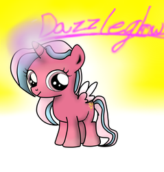 Size: 841x878 | Tagged: safe, artist:keykey116, dazzleglow, alicorn, pony, g1, g4, my little pony tales, female, filly, g1 to g4, generation leap, magic, solo, younger