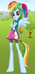 Size: 268x564 | Tagged: safe, rainbow dash, equestria girls, g4, dress up game, feet, female, ponied up, solo