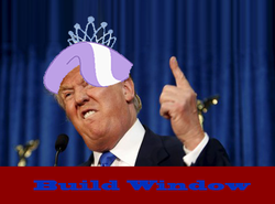 Size: 500x369 | Tagged: safe, diamond tiara, crusaders of the lost mark, g4, donald trump, politics in the comments
