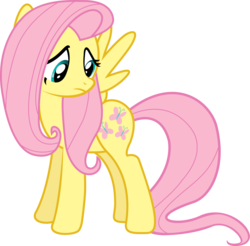 Size: 9479x9320 | Tagged: safe, artist:xhalesx, fluttershy, pegasus, pony, g4, magical mystery cure, .svg available, absurd resolution, female, frown, looking back, mare, simple background, solo, spread wings, transparent background, vector, wings, worried
