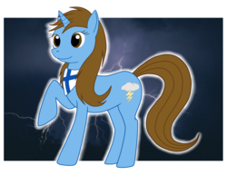 Size: 1200x930 | Tagged: safe, artist:suomen-ukonilma, oc, oc only, oc:suomen ukonilma, pony, unicorn, finland, solo