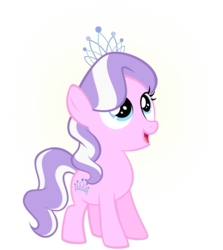 Size: 3000x3357 | Tagged: safe, artist:sollace, diamond tiara, earth pony, pony, crusaders of the lost mark, g4, female, high res, open mouth, show accurate, simple background, solo, transparent background, vector